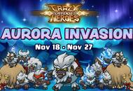 Aurora Invasion is here! 🏔️ Clash with monsters, and reach the Northern Lights! ❄️